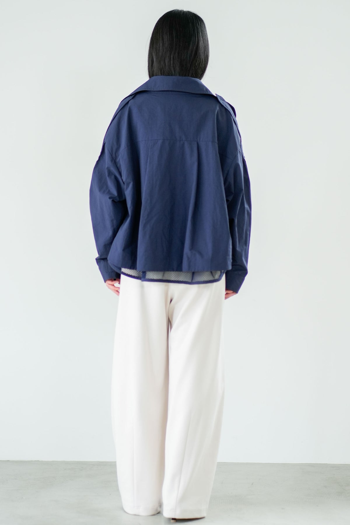 【Lallia Mu】 テントラインショートトレンチコート 2711191／2月上旬～2月中旬発送予定